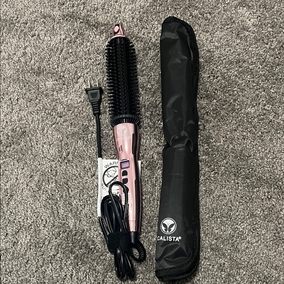 Calista- Perfecter Pro Heated Round Brush - Black and Pink - Picture 3 of 4